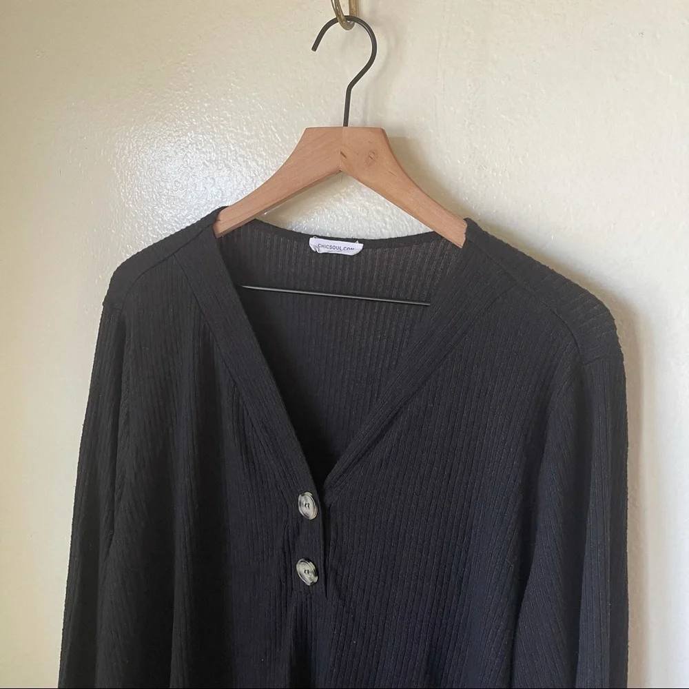 Chic Soul | Ribbed Pullover Top - Picture 2 of 7